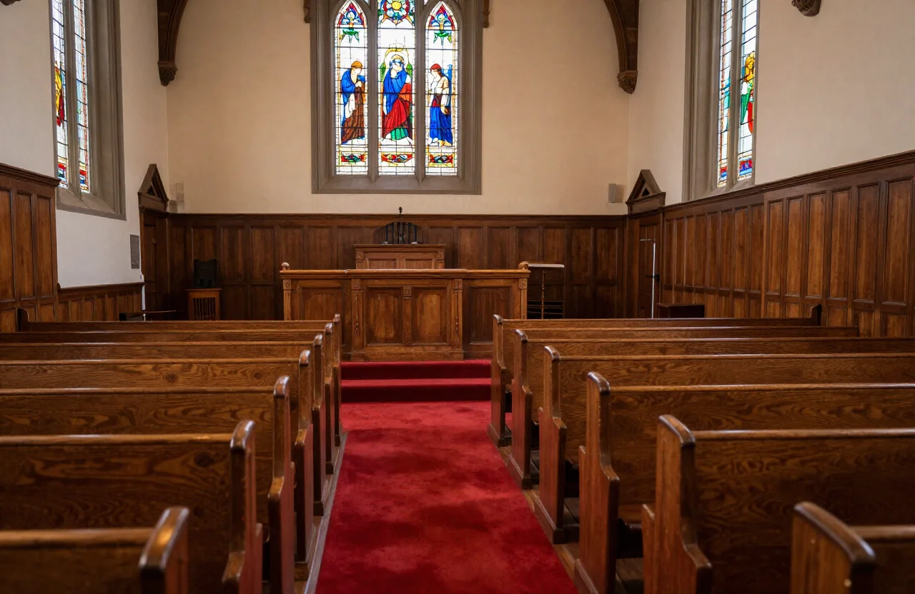 Sanctuary of a church