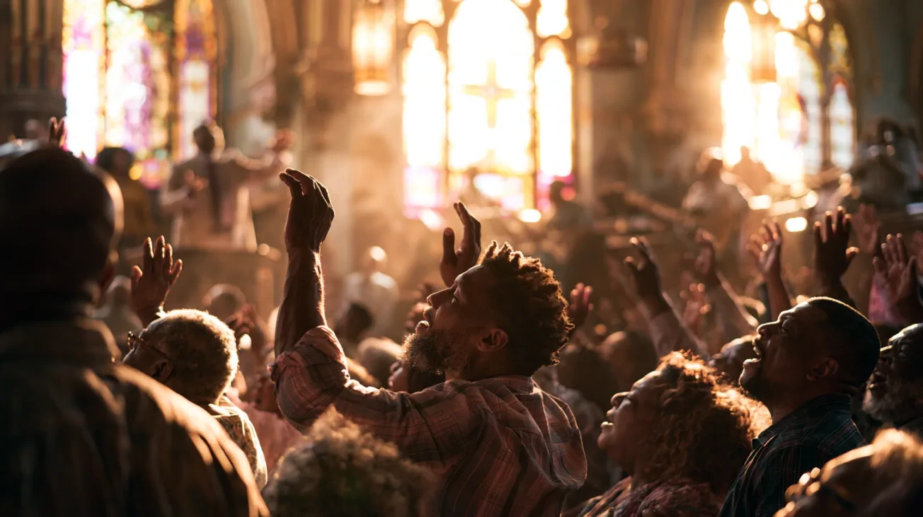 Sunday worship service